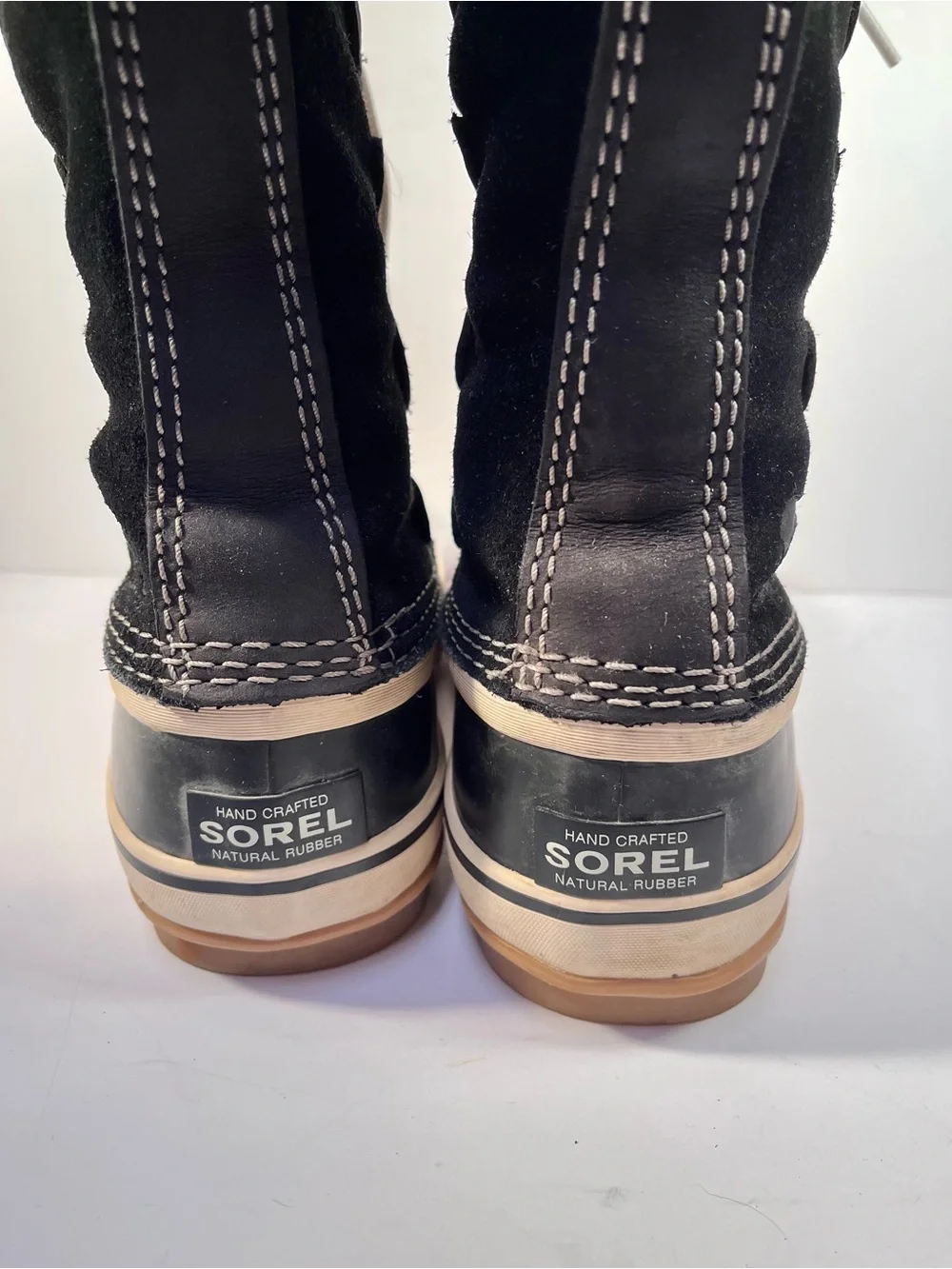 Sorel Black and Gray Women's Waterproof Winter Lace-Up Boots